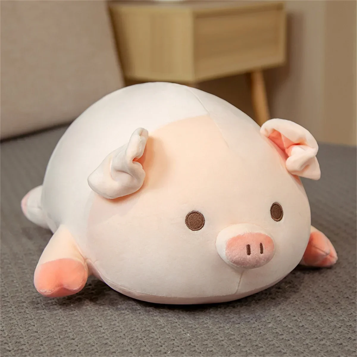 Kawaii Pink Pig Plush Pillow - Image 6