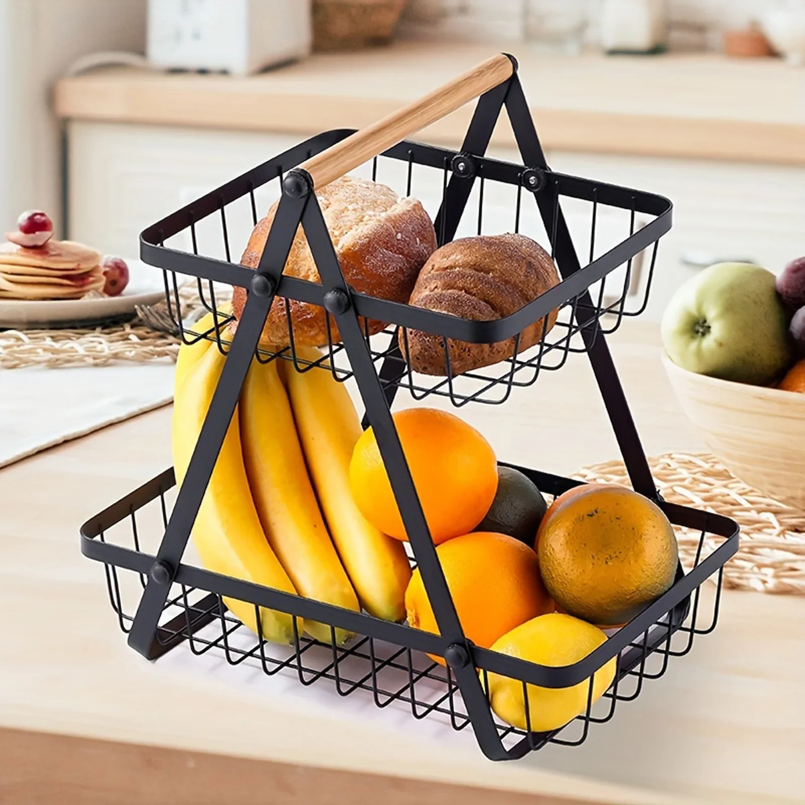 Kitchen Basket Rack Organizer - Image 2