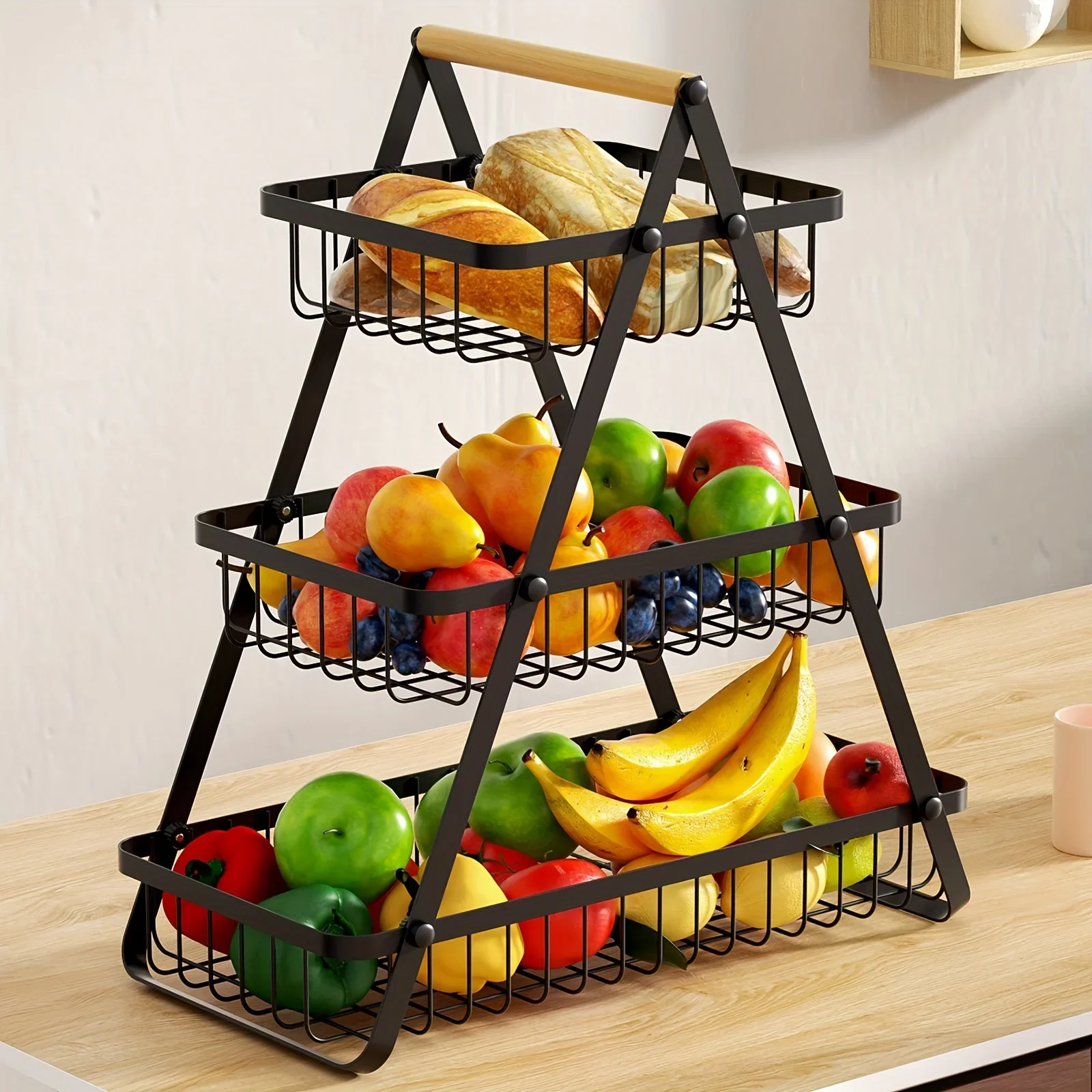 Kitchen Basket Rack Organizer - Image 4