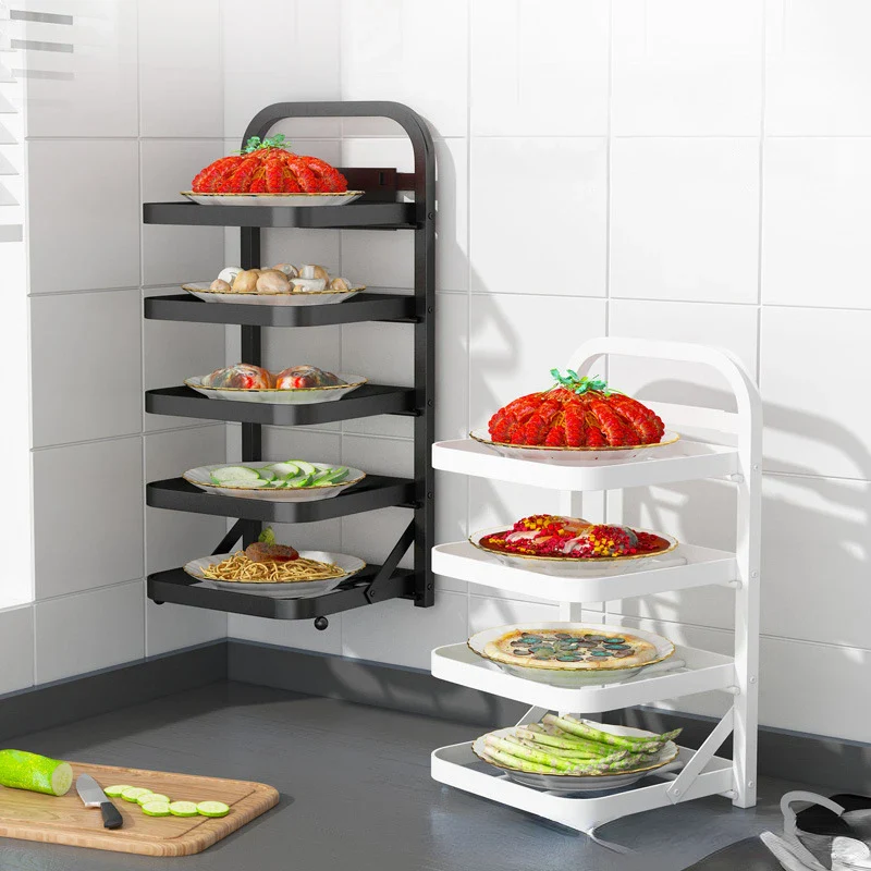 Kitchen Foldable Side Dish Rack - Image 2