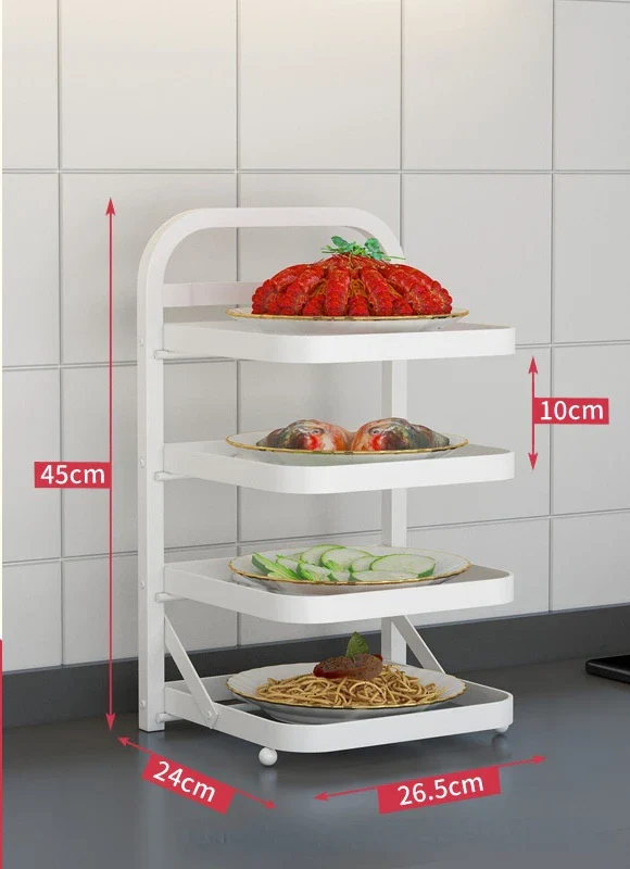 Kitchen Foldable Side Dish Rack - Image 8