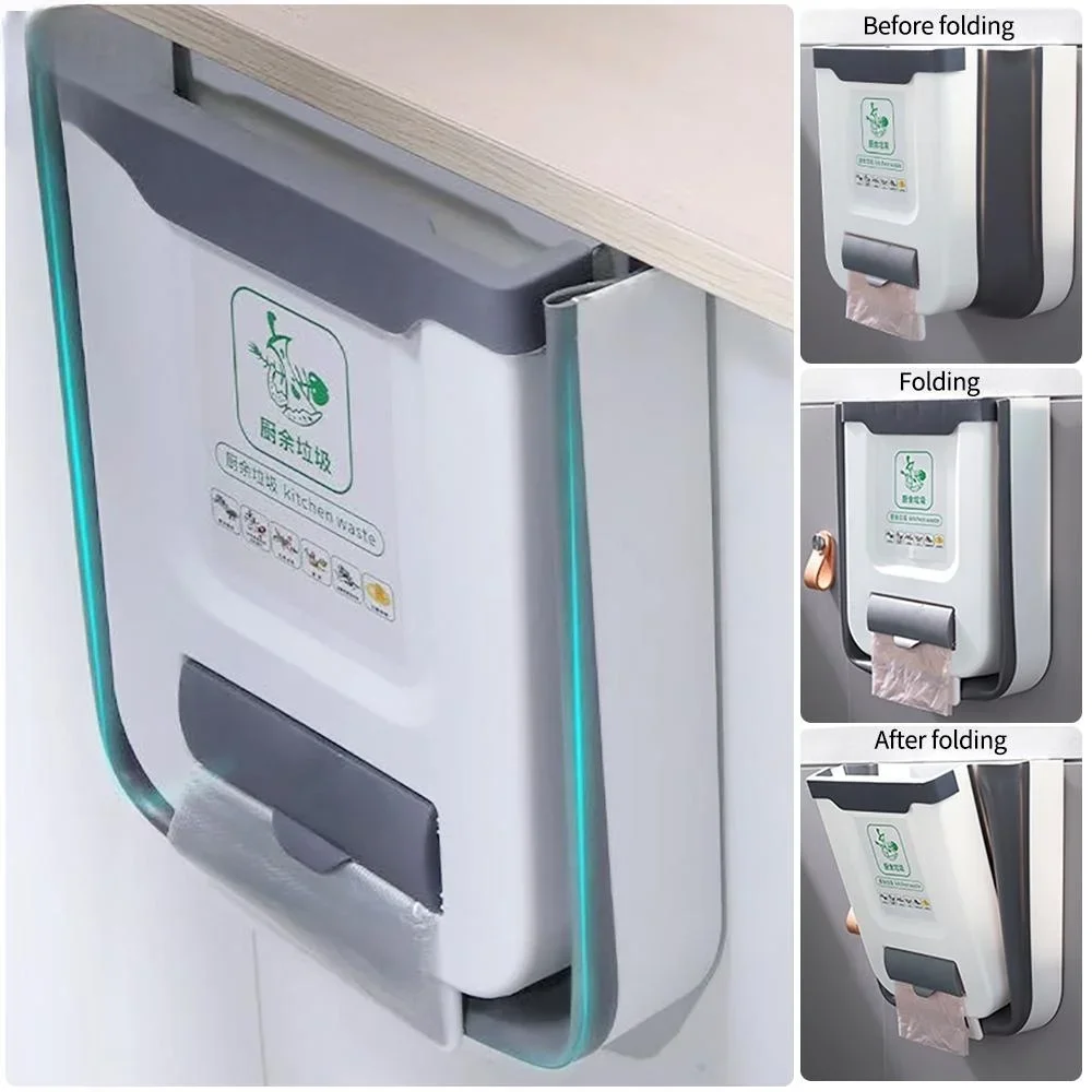 Kitchen Folding Trash Can - Image 3