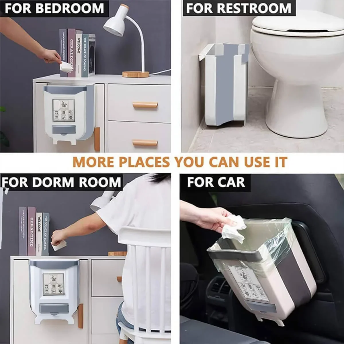 Kitchen Folding Trash Can - Image 5