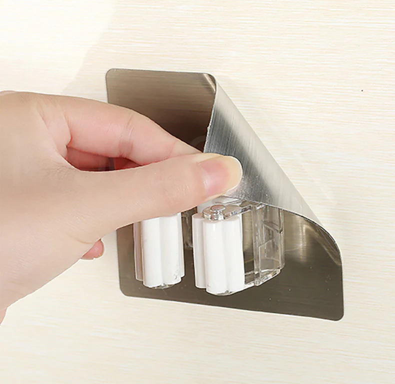 Kitchen Multi-Purpose Mop Holder Hooks - Image 15