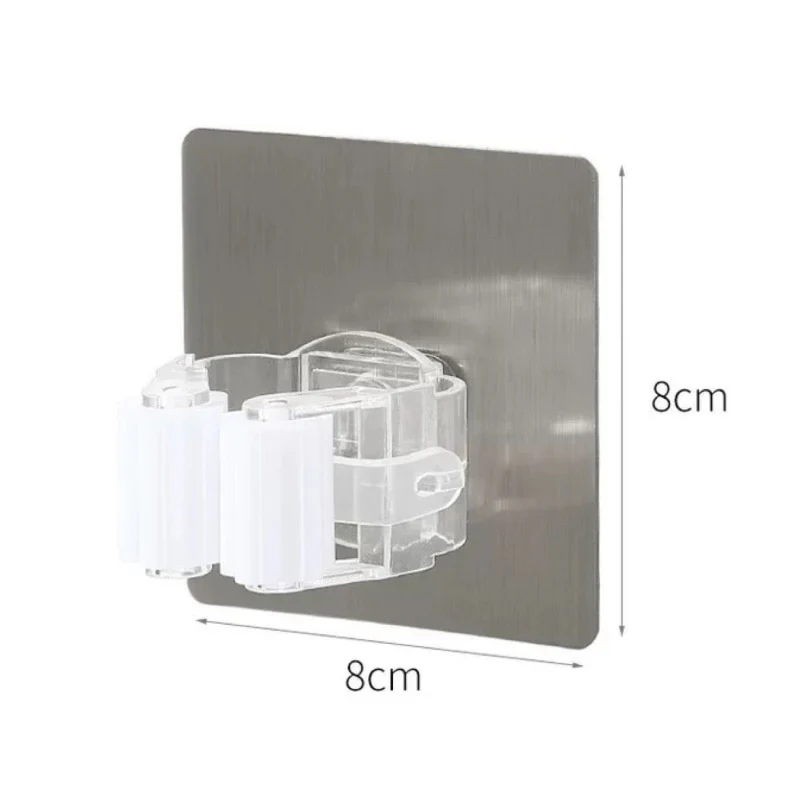 Kitchen Multi-Purpose Mop Holder Hooks - Image 2