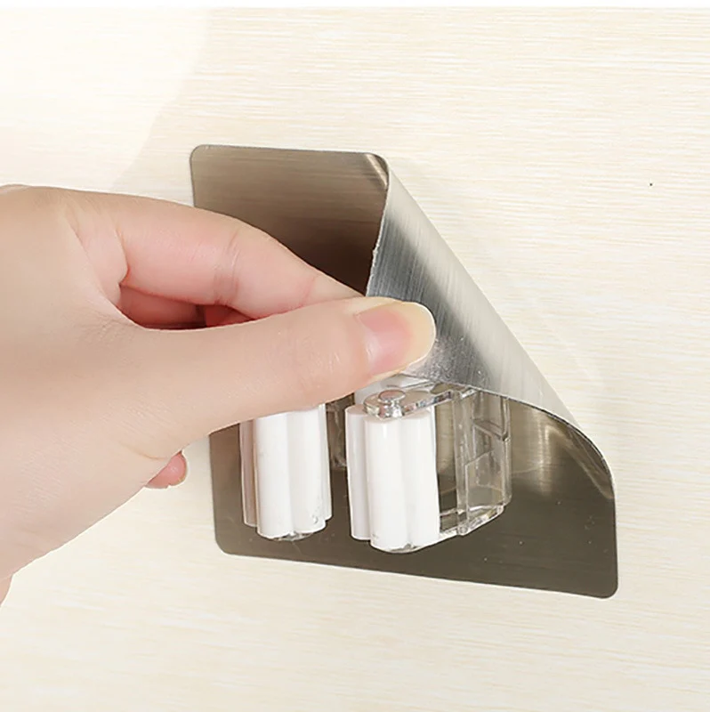 Kitchen Multi-Purpose Mop Holder Hooks - Image 7