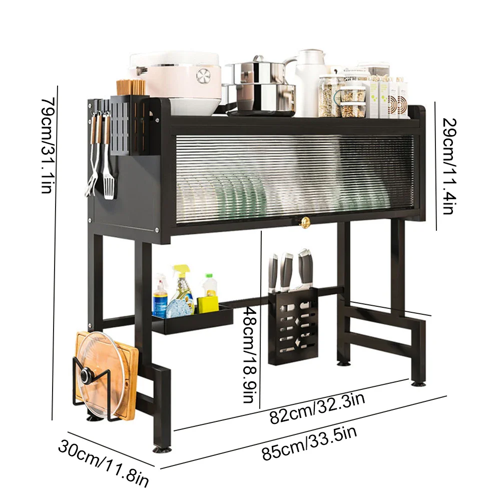Kitchen Storage Cabinet Rack - Image 6