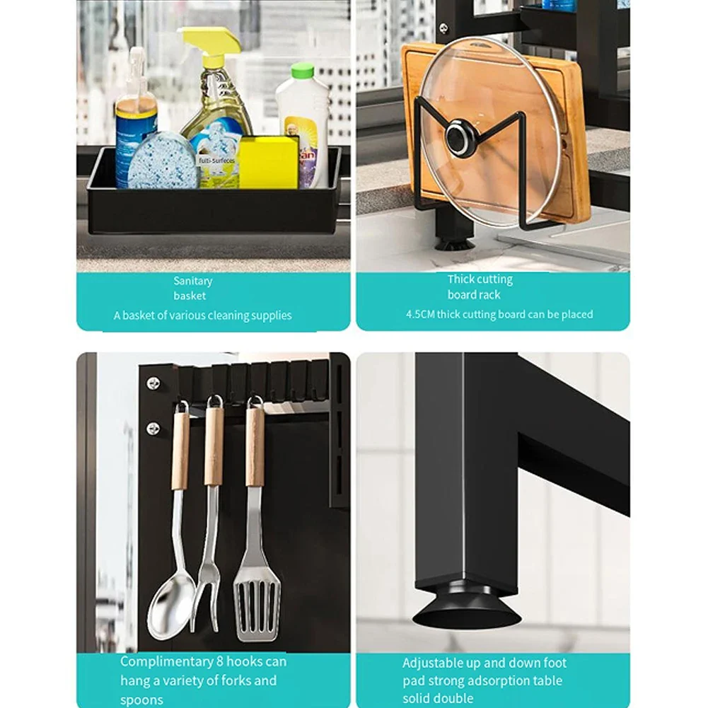 Kitchen Storage Cabinet Rack - Image 9