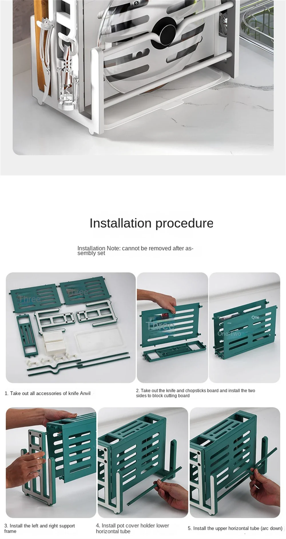 Knife Cutting Board Rack - Image 21