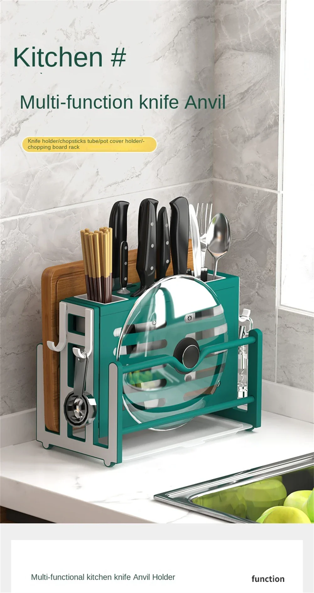 Knife Cutting Board Rack - Image 9