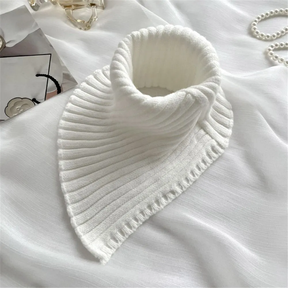 Knitted Fake Collar Scarf - Image 25