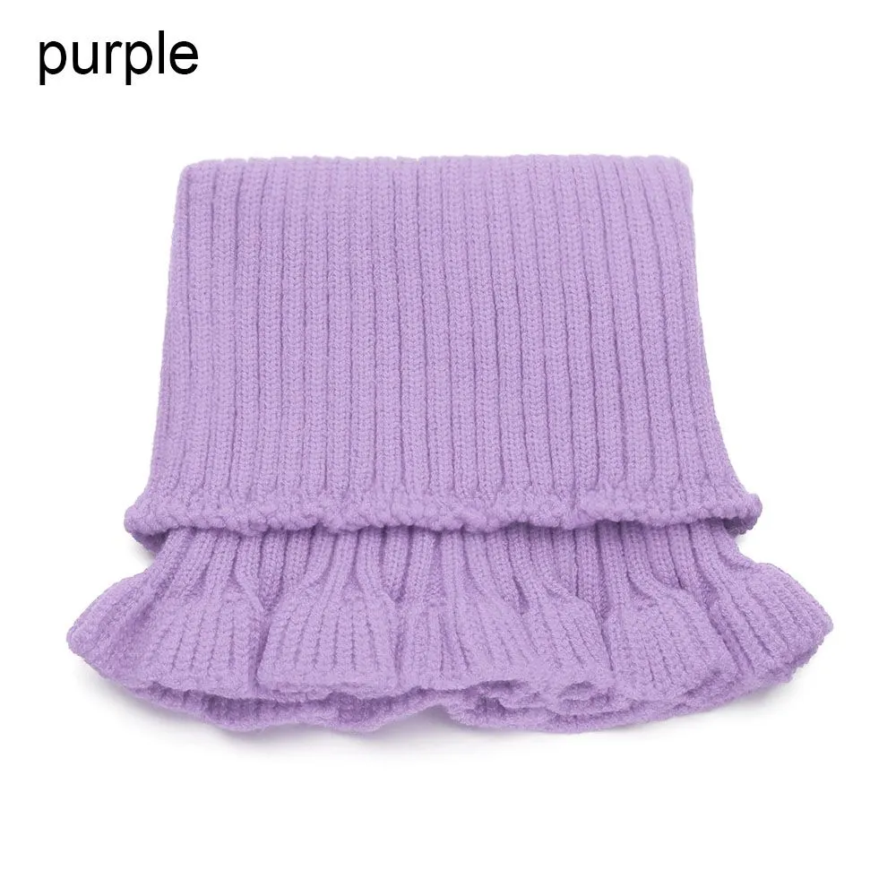Knitted Fake Collar Scarf - Image 30