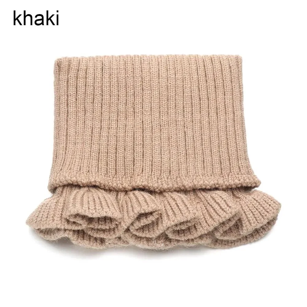 Knitted Fake Collar Scarf - Image 32