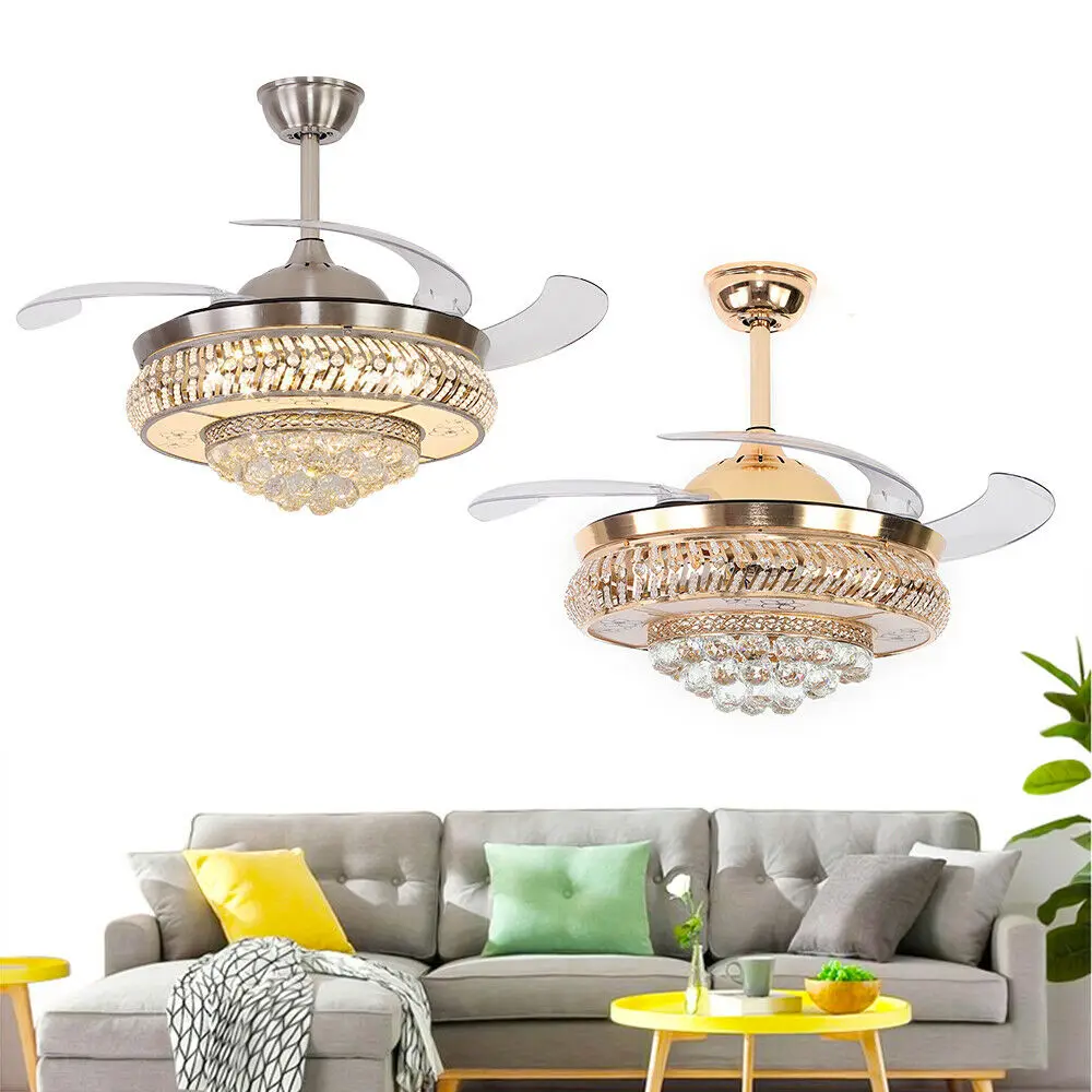 Krysolis Crystal Ceiling Fan - Image 3