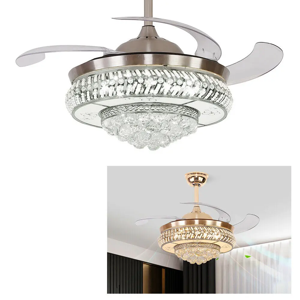Krysolis Crystal Ceiling Fan - Image 4