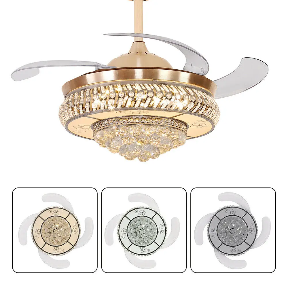 Krysolis Crystal Ceiling Fan - Image 5