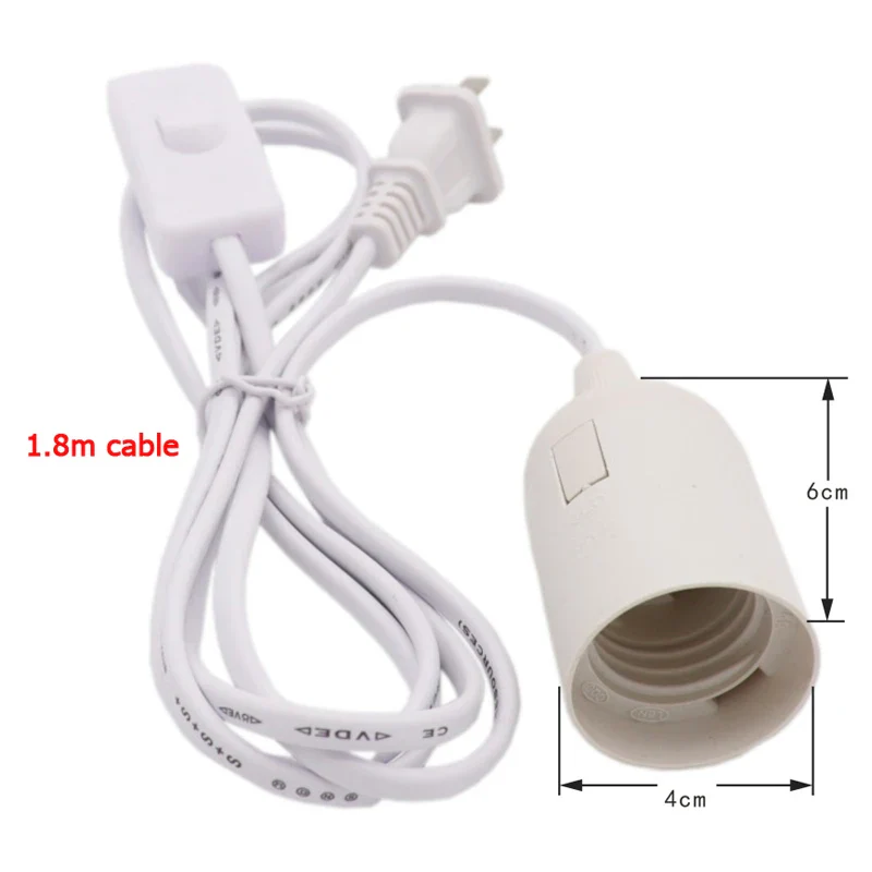 Lamp Adapter Extension Cord US EU UK AU Plug - Image 5