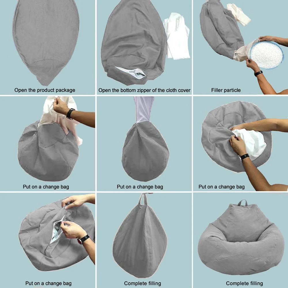 Lazy Sofa Bean Bag Cover - Image 24