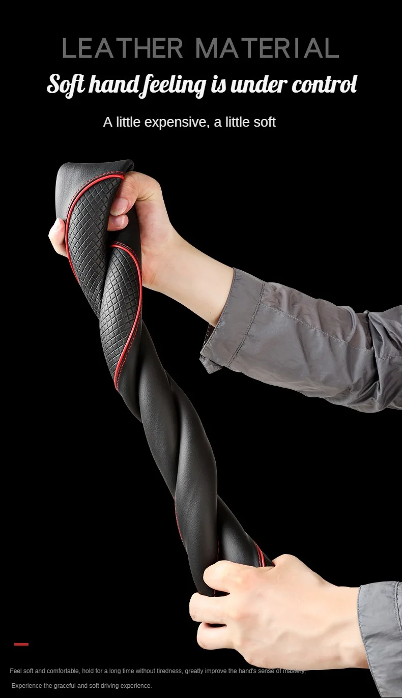 Leather Steering Wheel Cover - Image 10