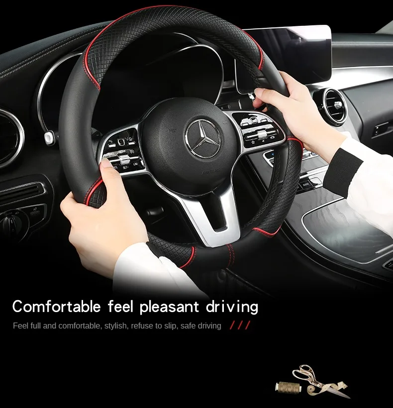Leather Steering Wheel Cover - Image 11