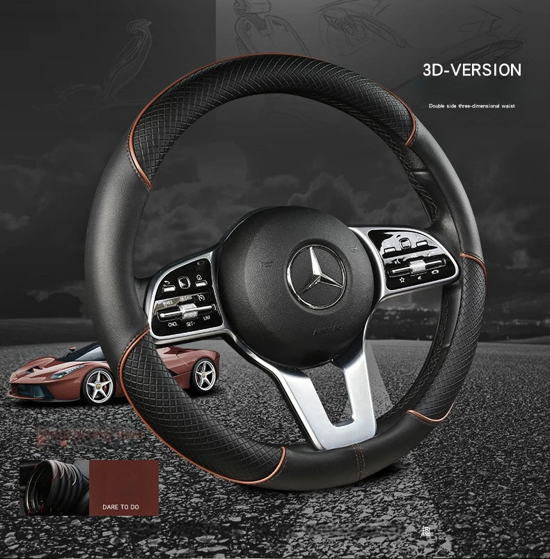 Leather Steering Wheel Cover - Image 14