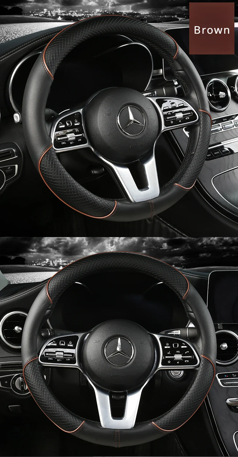 Leather Steering Wheel Cover - Image 15