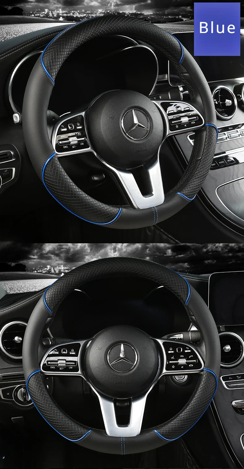 Leather Steering Wheel Cover - Image 17