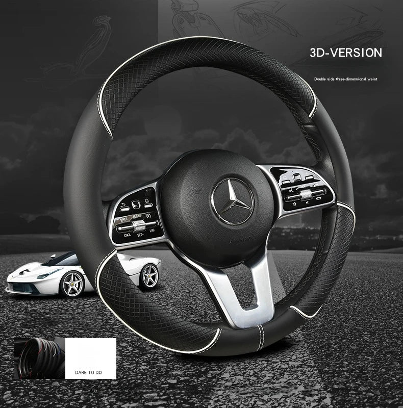 Leather Steering Wheel Cover - Image 18