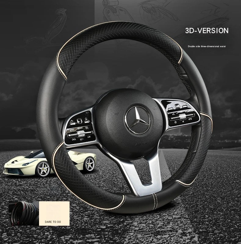 Leather Steering Wheel Cover - Image 20