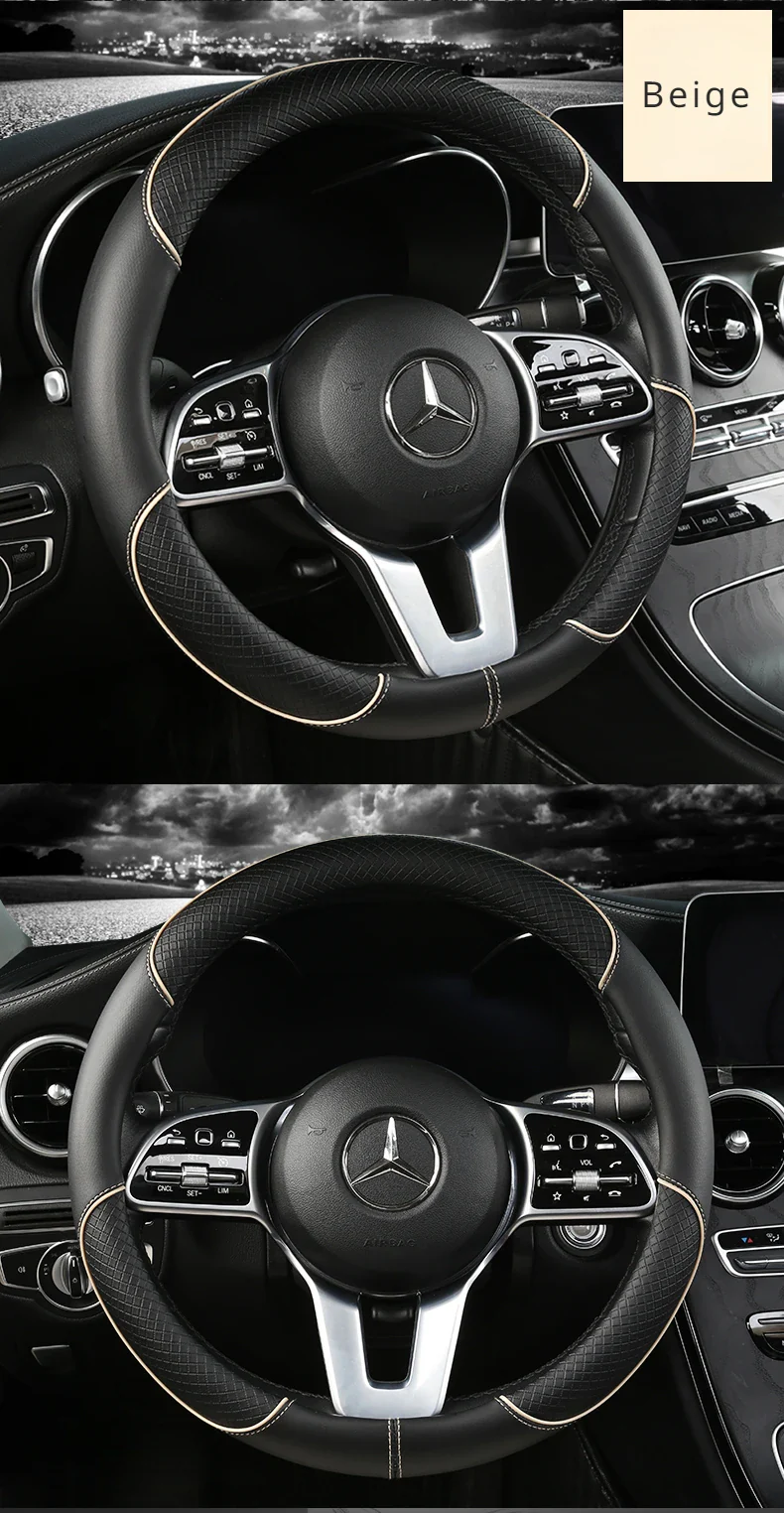 Leather Steering Wheel Cover - Image 21