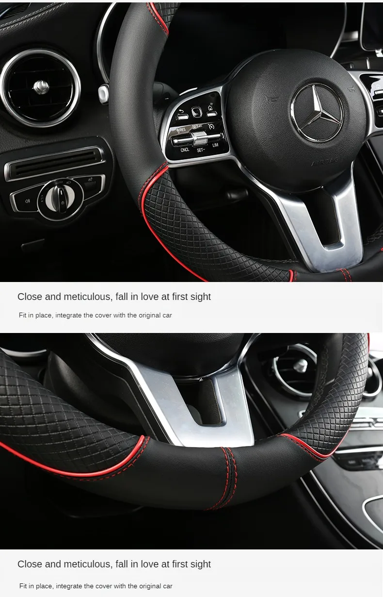 Leather Steering Wheel Cover - Image 24