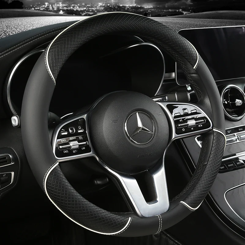 Leather Steering Wheel Cover - Image 4