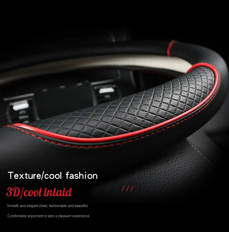 Leather Steering Wheel Cover - Image 8