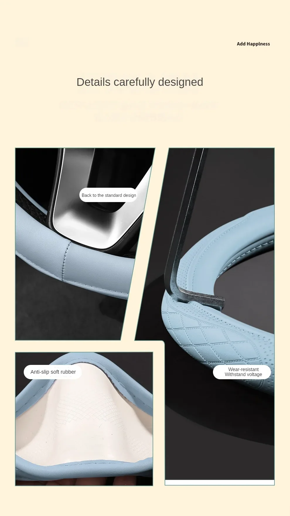 Leather Steering Wheel Cover - Image 14