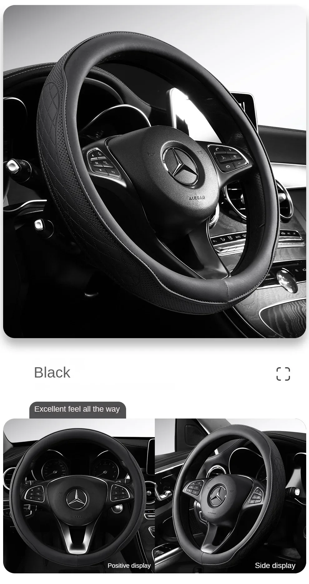 Leather Steering Wheel Cover - Image 16