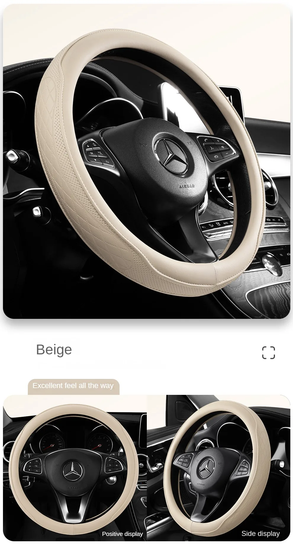 Leather Steering Wheel Cover - Image 17
