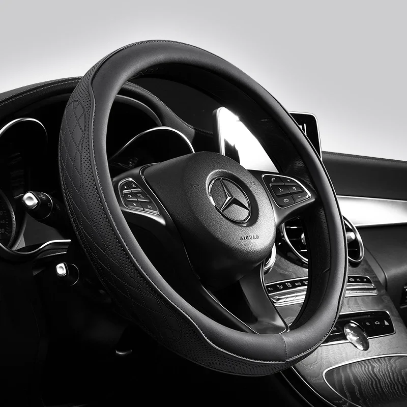 Leather Steering Wheel Cover - Image 4
