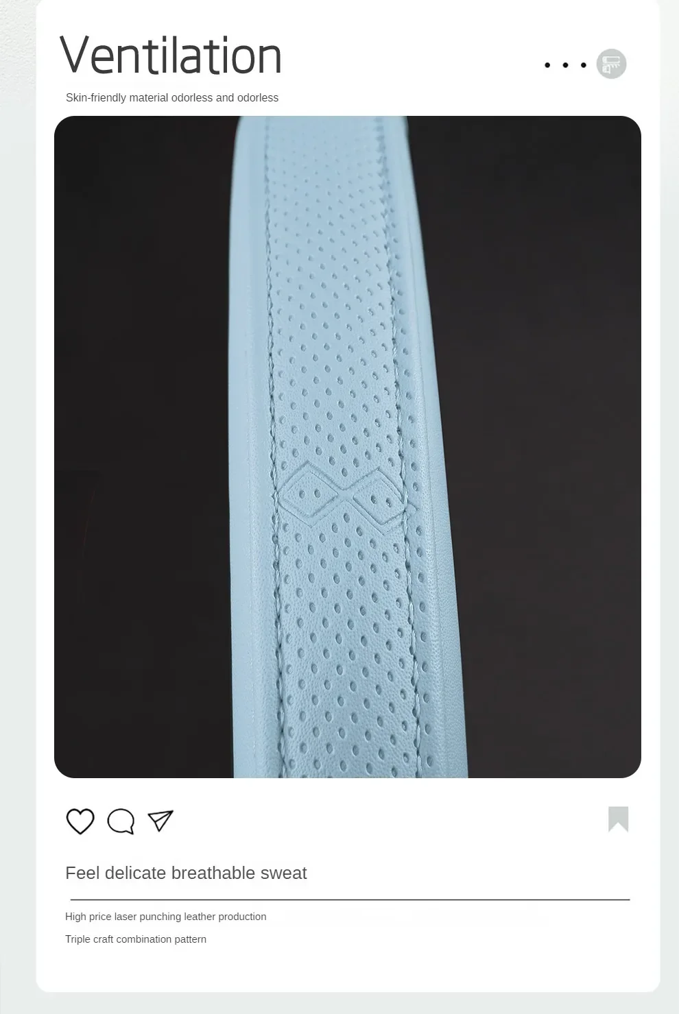 Leather Steering Wheel Cover - Image 9