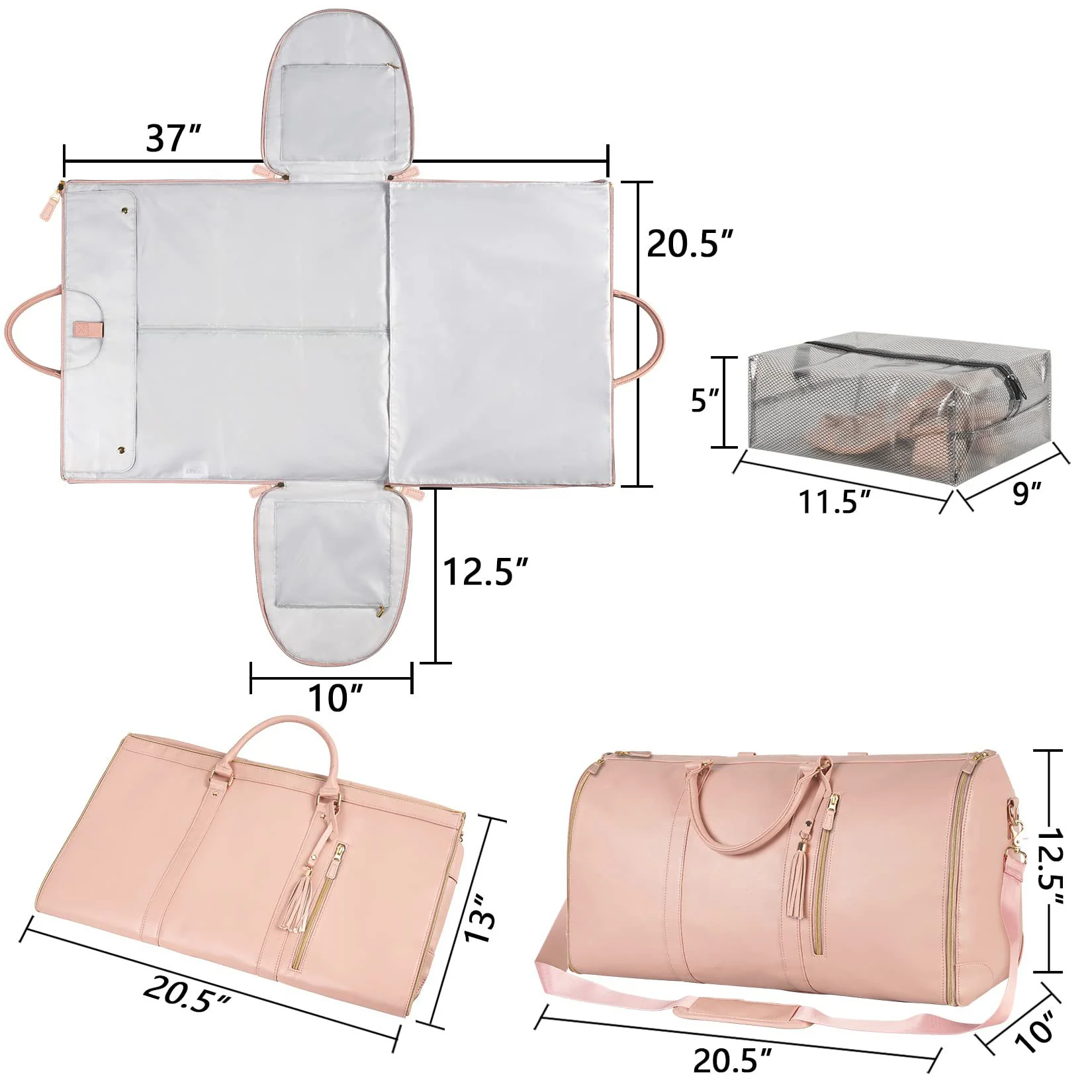 Leccio Large Capacity Travel Bag - Image 11