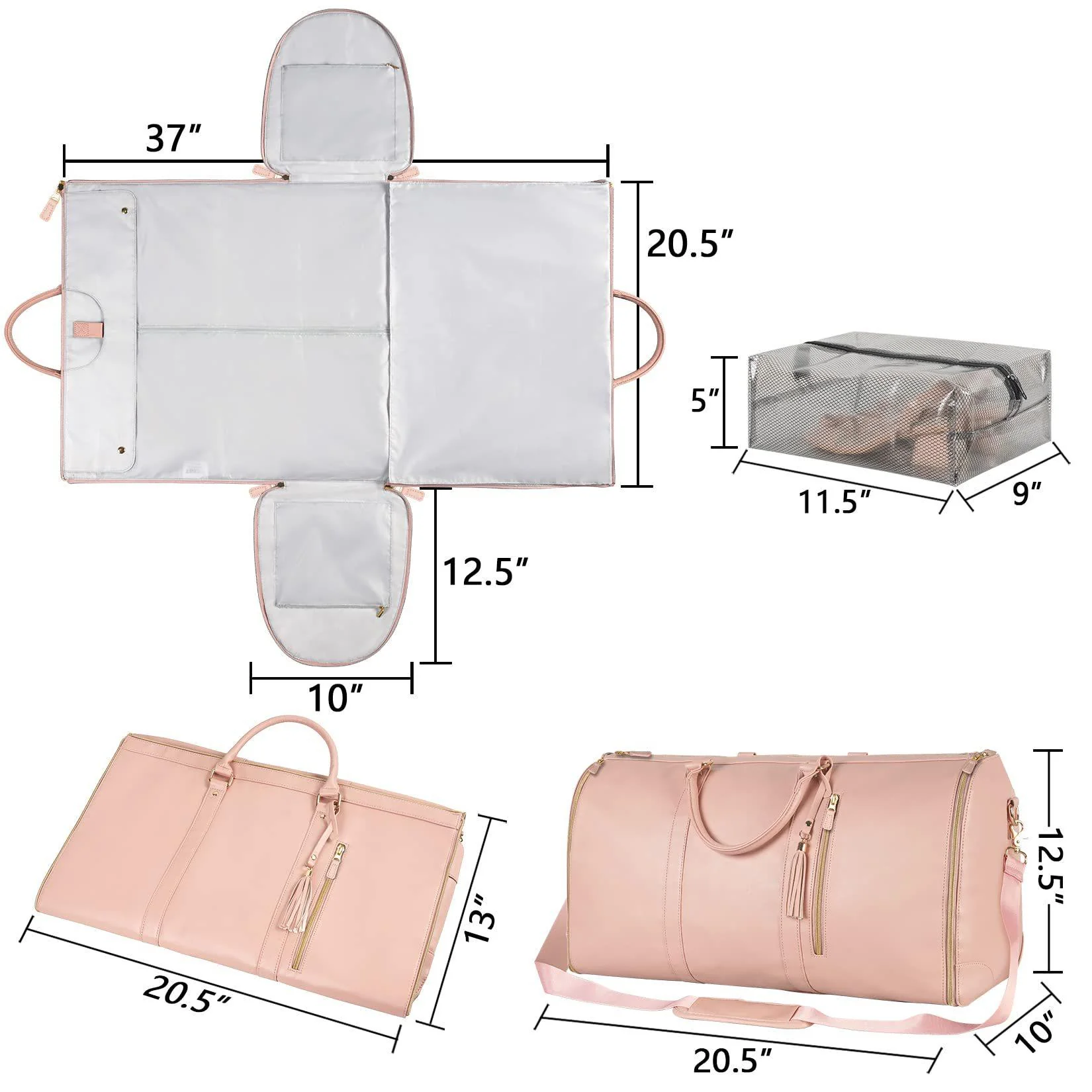 Leccio Large Capacity Travel Bag - Image 7