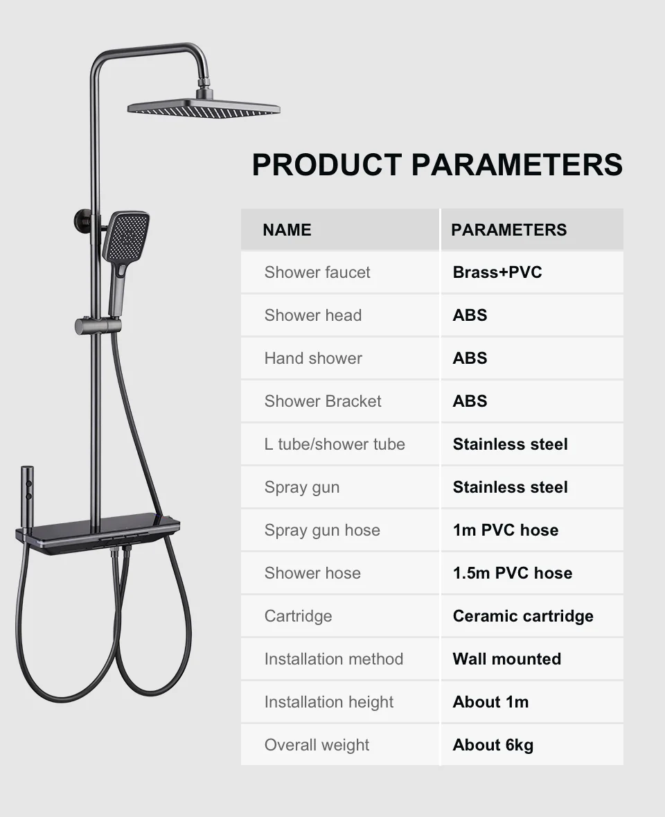 LED Digital Rainfall Shower - Image 35