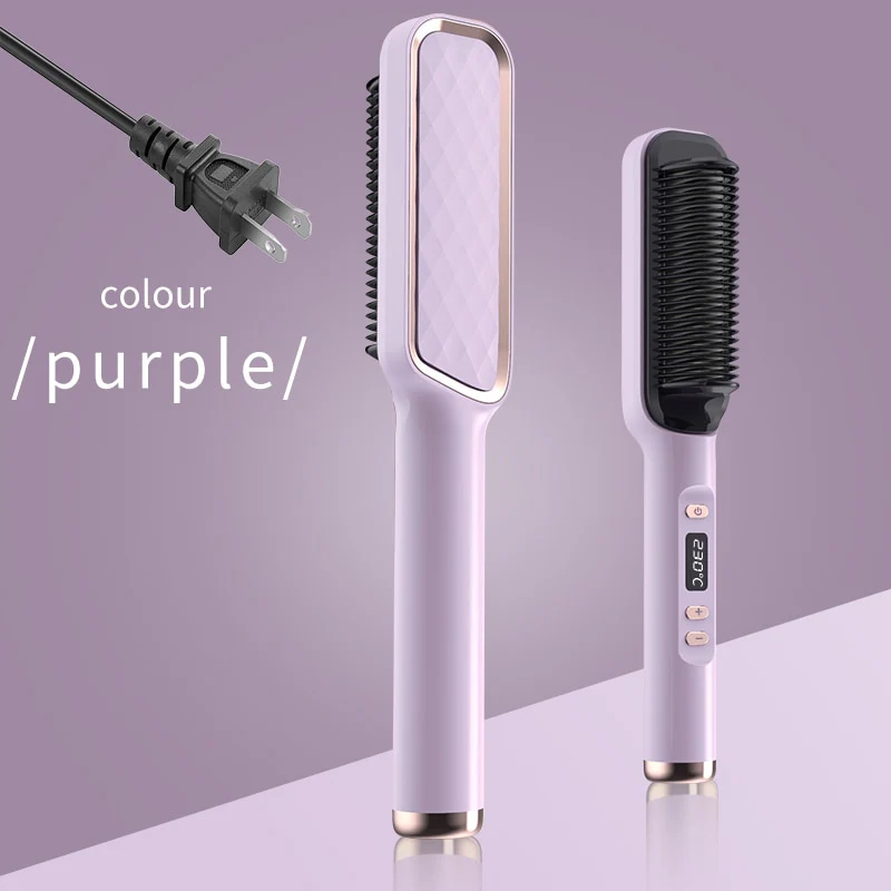LED Display Electric Hot Air Straightener Comb - Image 10