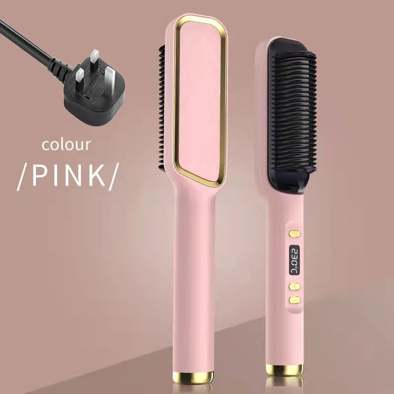 LED Display Electric Hot Air Straightener Comb - Image 14