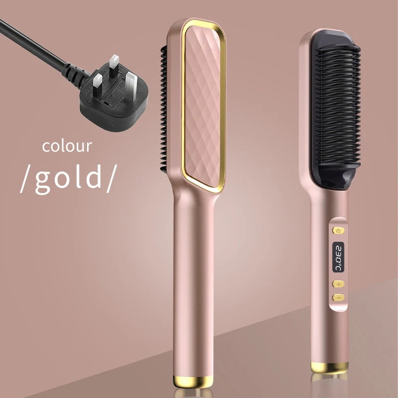 LED Display Electric Hot Air Straightener Comb - Image 16