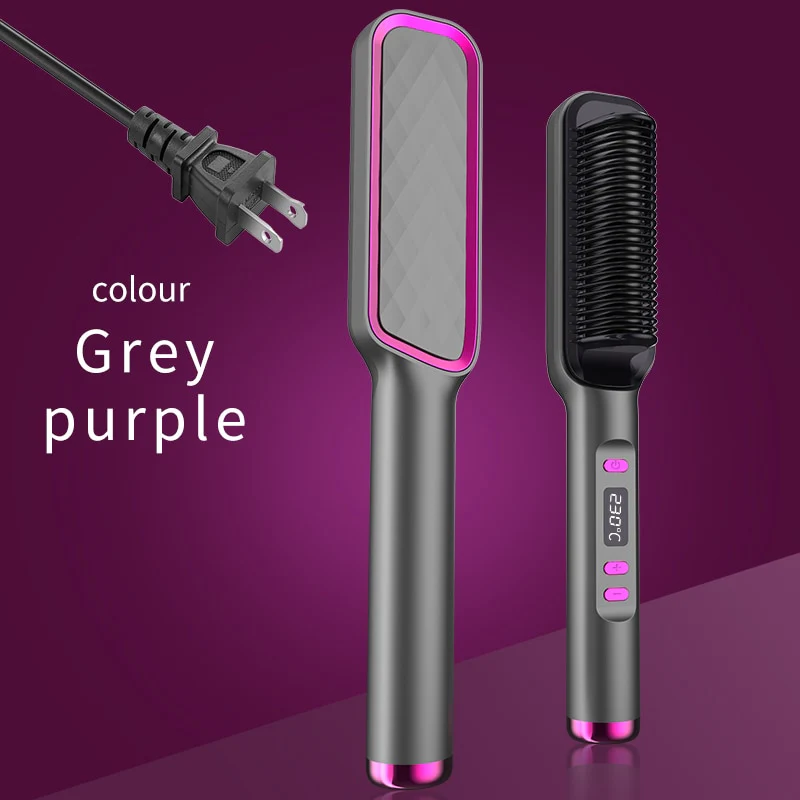 LED Display Electric Hot Air Straightener Comb - Image 17