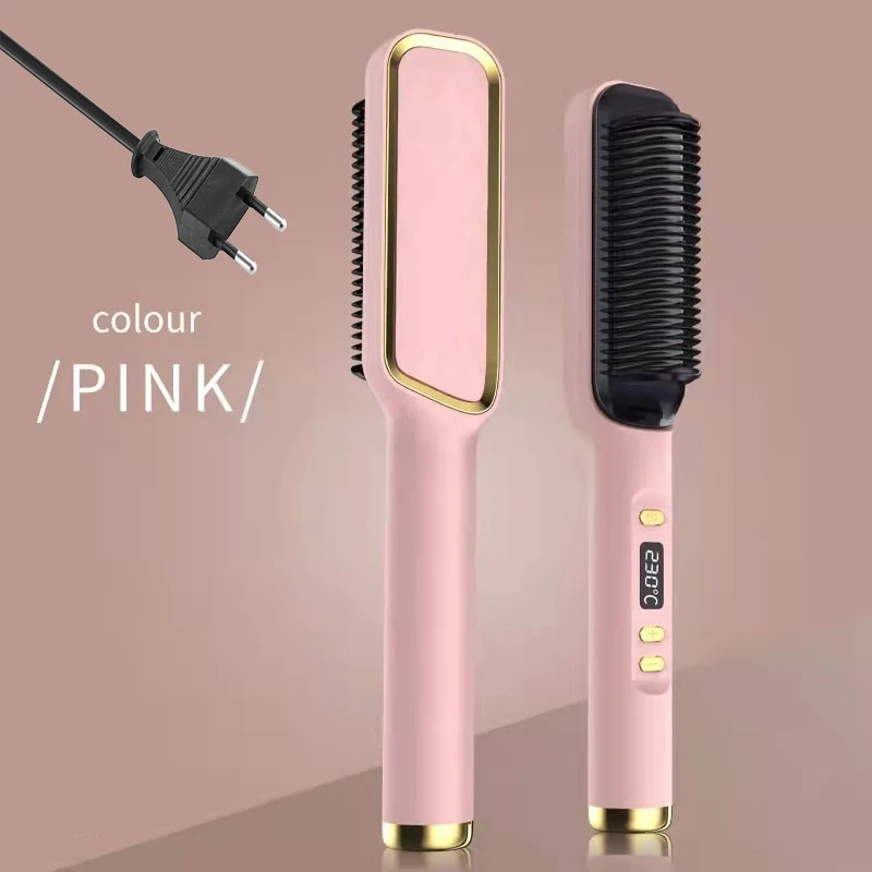 LED Display Electric Hot Air Straightener Comb - Image 3