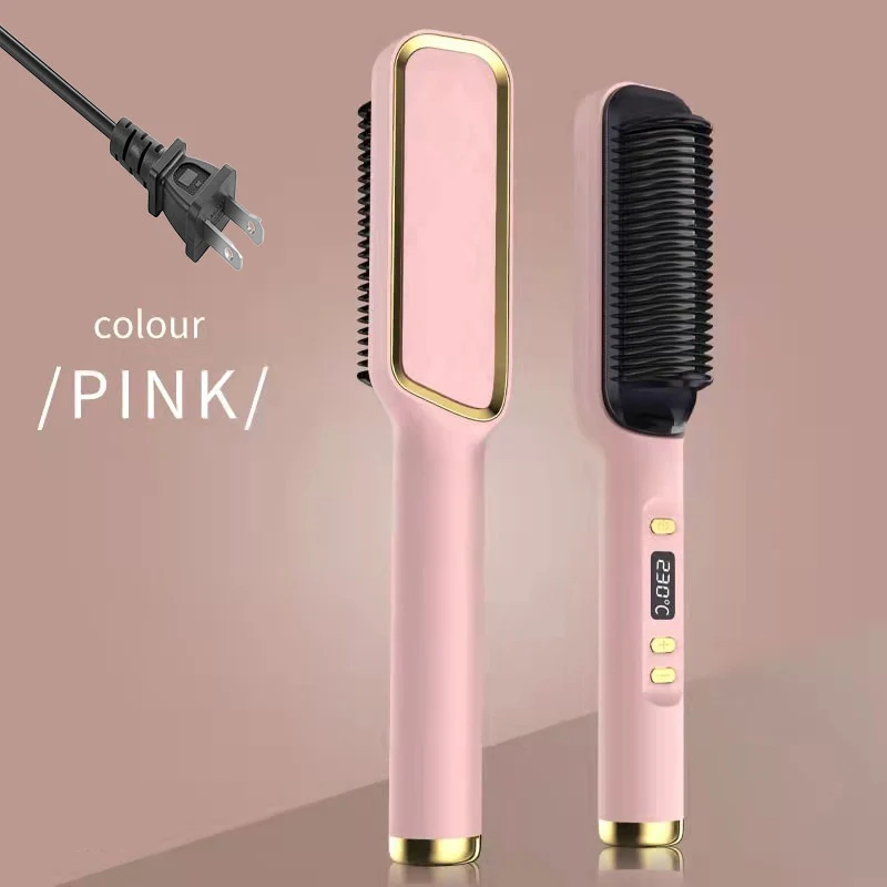 LED Display Electric Hot Air Straightener Comb - Image 4
