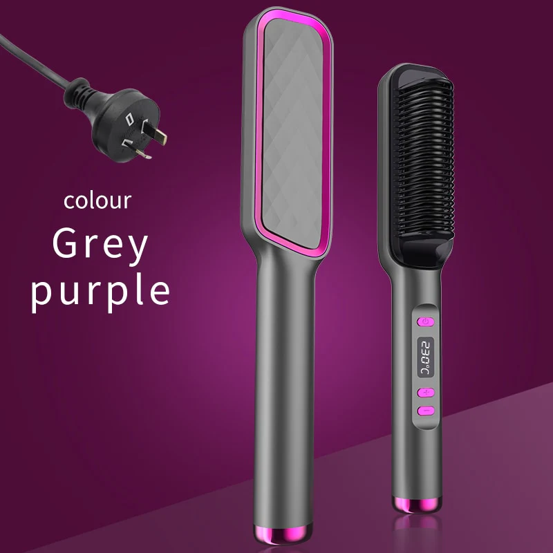 LED Display Electric Hot Air Straightener Comb - Image 5