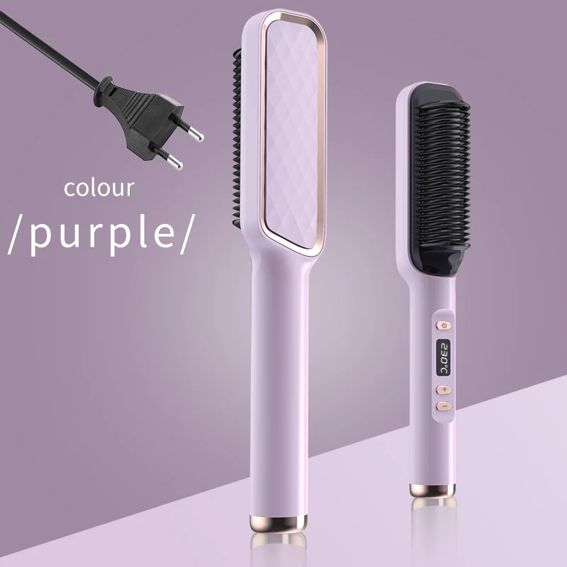 LED Display Electric Hot Air Straightener Comb - Image 9