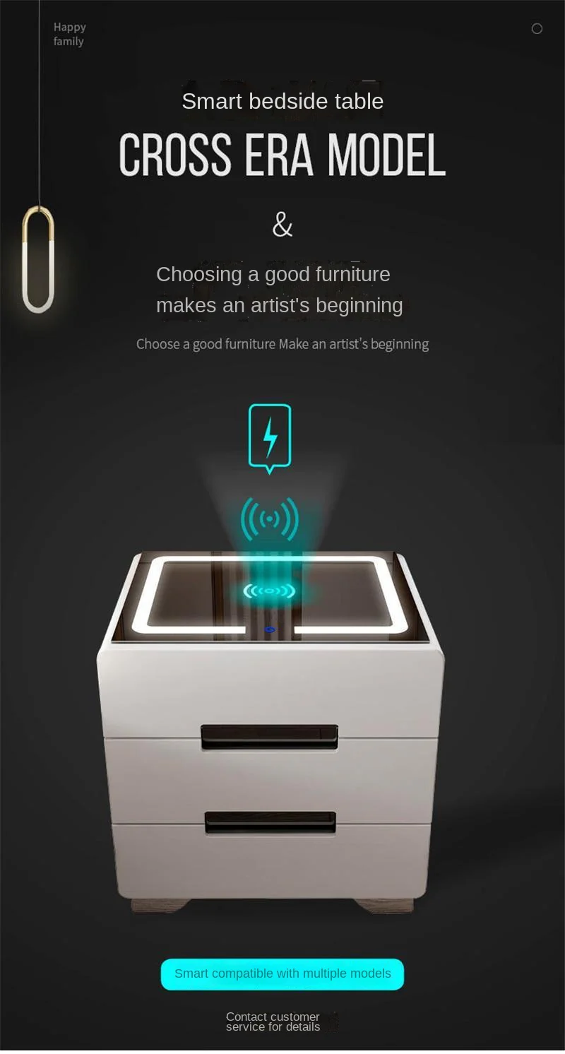 LED Smart Bedside Cabinet - Image 8